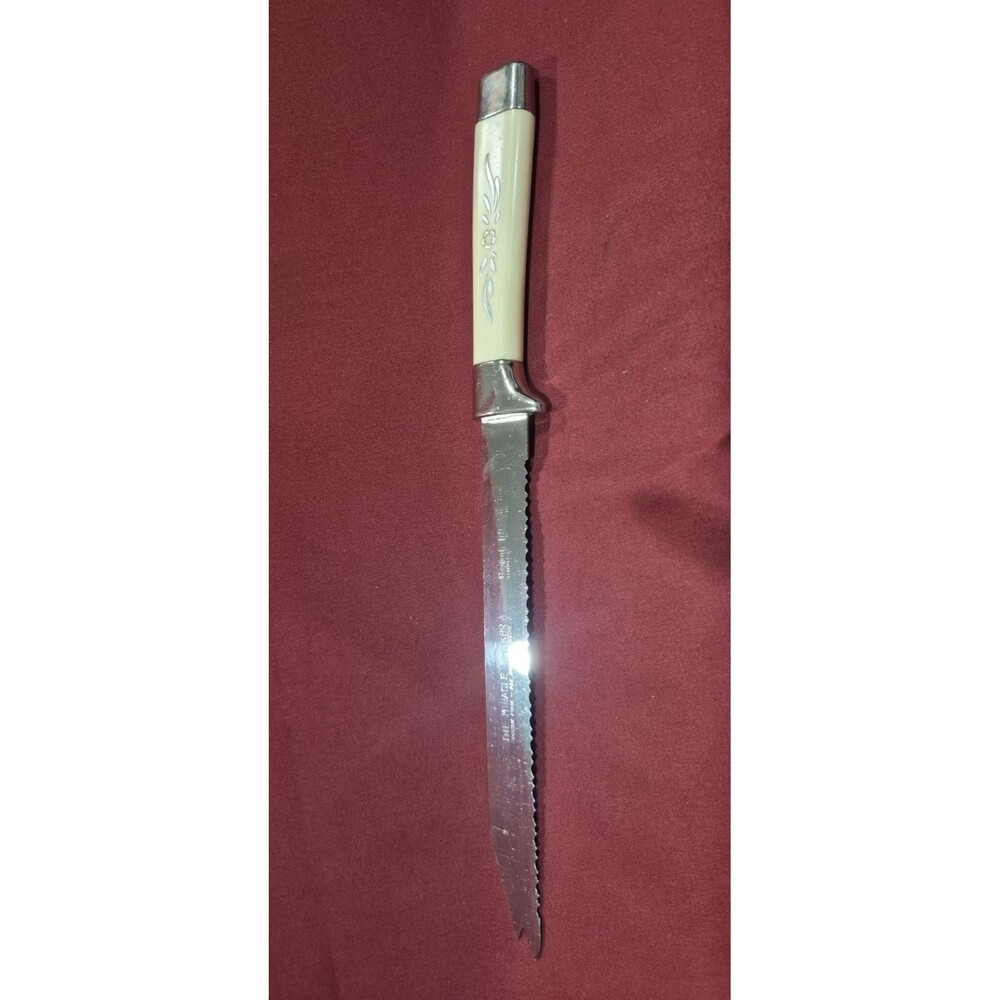 Sheffield England Pearl Handled Serrated Knife 8" Blade Replacement Piece EUC
